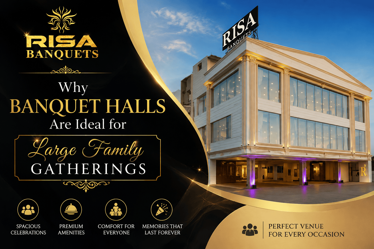 Why Banquet Halls Are Ideal for Large Family Gatherings